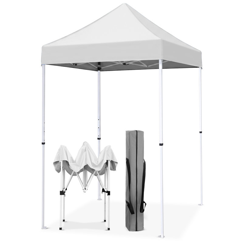 Auvent en métal l 5 pi x P 5 pi Pop Up, Blanc