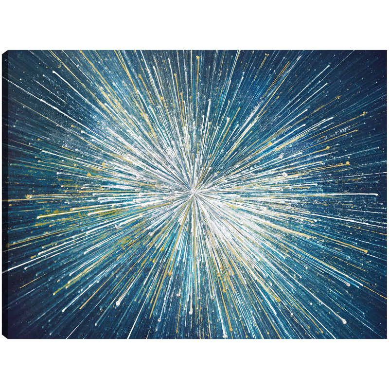 Starburst by Studio Arts Canvas Art Print, 56" W x 42" H, Wrapped Canvas