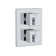 Zendo 3/4" Therm & Pressure Balance Trim With 6 Functions