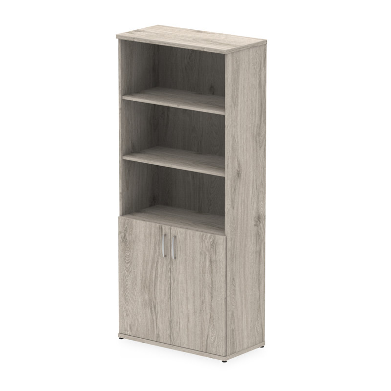 Zetta 2000cm H x 800cm W Wood Standard Bookcase