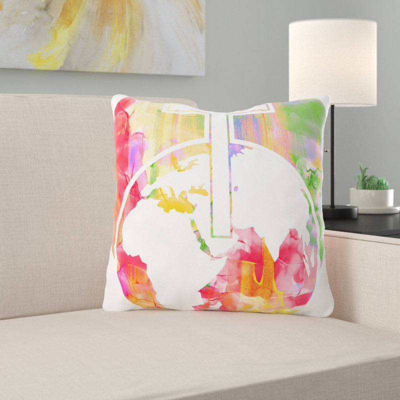 Coussin watercolour Borst, Microsuède, Intérieur