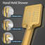 Ensemble de douche à pluie murale avec valve brute-87076715