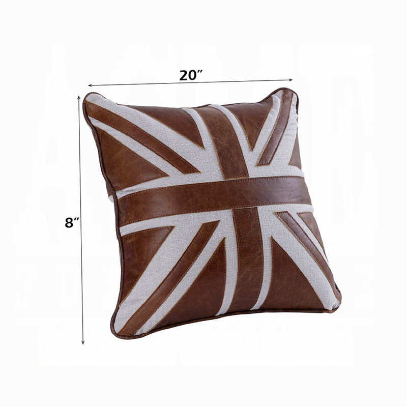 Brancaster Accent Cushion, Brown