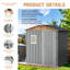 Outdoor Storage Shed Metal Shed-123247012