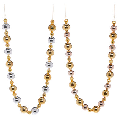 Two-Tone Ball Garland, 32 Inches