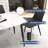 Juvan Modern Rectangular Large Corner Of Sintered Stone Ceramics Dining Table With 4 Black Metal Legs-2102365706-2102365908