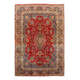 One-of-a-Kind 11'3" x 16'4" Area Rug in Red/Navy Blue