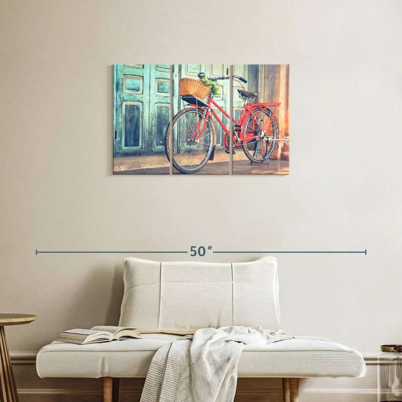 Vélo rouge Mehar Hipster, H 20 po x l 33 po