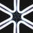 The Holiday Aisle® 18" Neon Lighted Snowflake