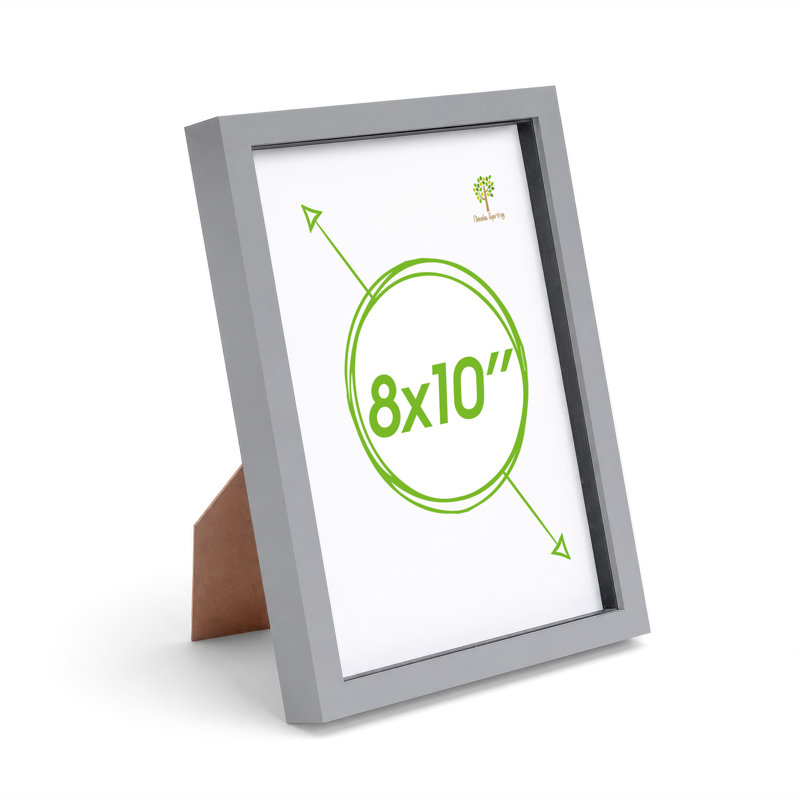 Shadow Box Picture Frame, 27.5cm H x 22.5cm W x 3.5cm D, Grey