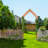 62.2'' W x 22.8'' D Solid Wood Arbor in Brown