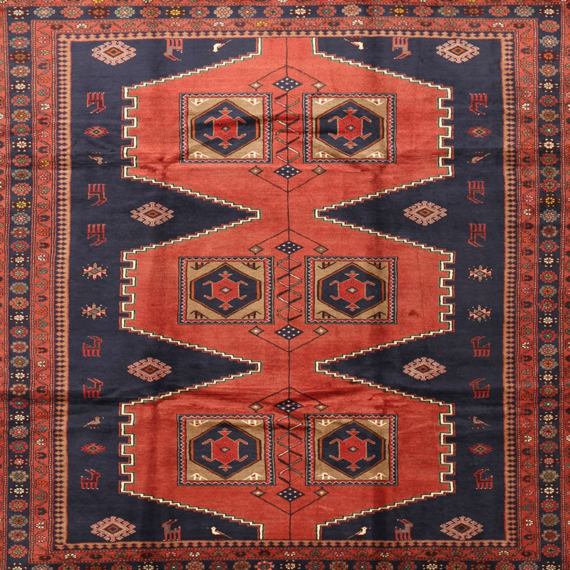 Southwestern Indoor Rug, Square 4'