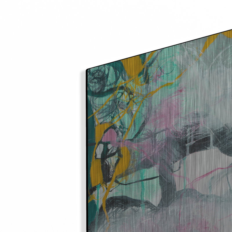 Ivy Bronx «Chrystarium» par Romeo Zivoin, art mural en métal, H 36 po x l 36 po