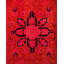 Tapis rose noué à la main de conception unique Holsworth - rose
