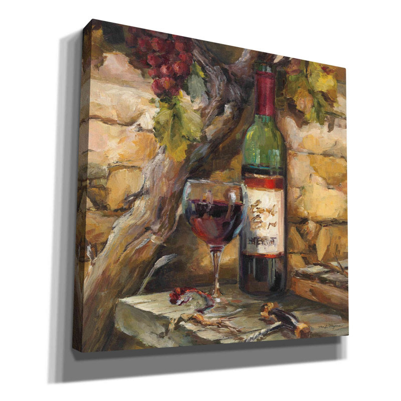 «French Floral II» par Cindy Jacobs, art mural sur toile, H 26 po x l 26 po x P 1,5 po