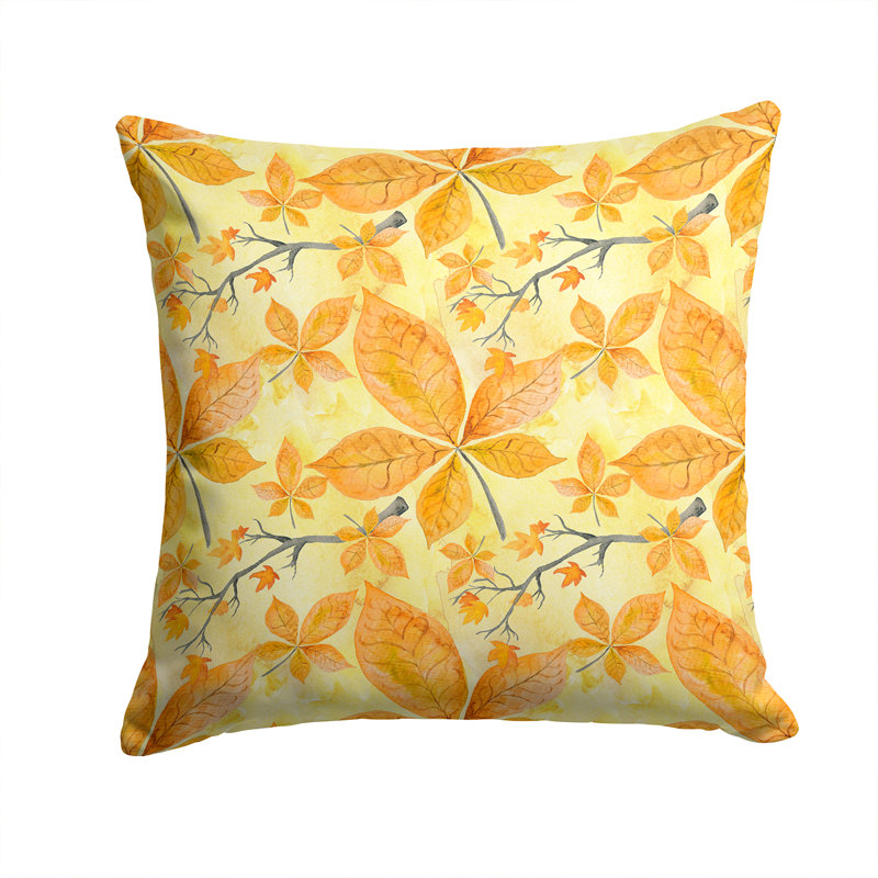 Floral Outdoor Throw Pillow, 14" x 14"
