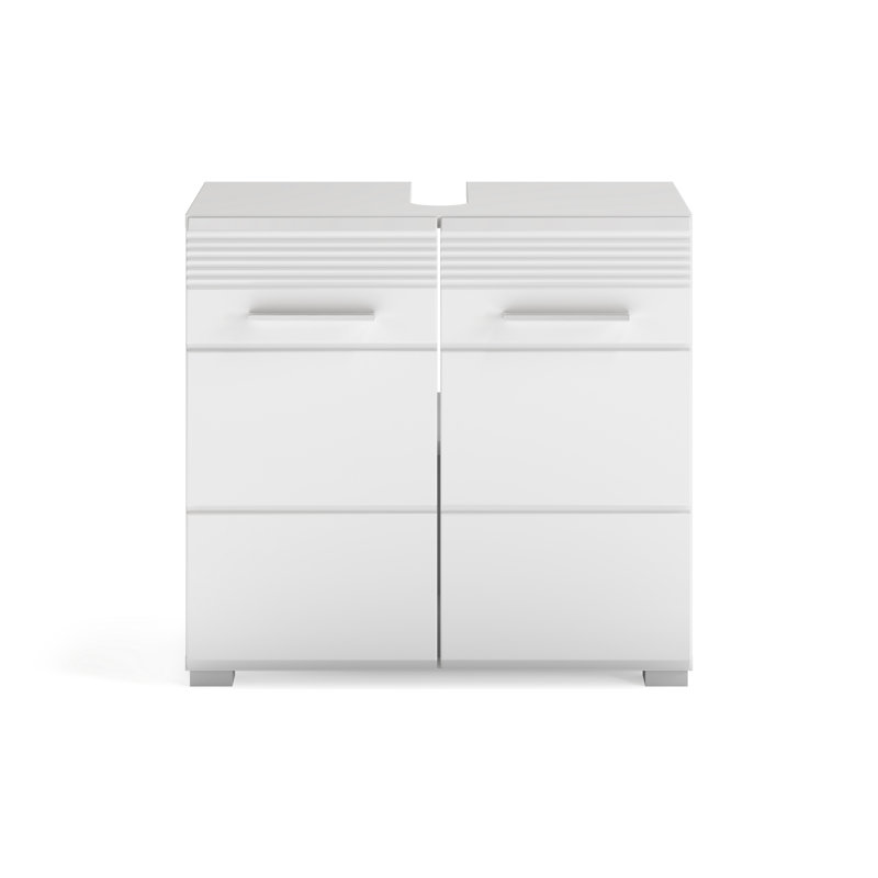 Hatty 60Cm Single Bathroom Vanity Base Only, White