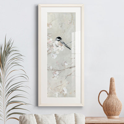 Peinture sur papier encadrée