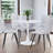 Friedberg Round with Iron Base Dining Table