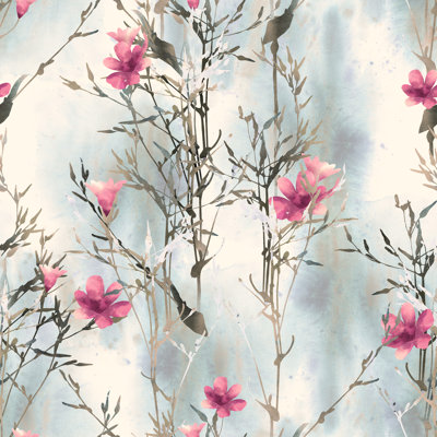 Joliette Peel & Stick Floral Roll