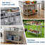Table de préparation commerciale en acier inoxydable 60 x 24 x 35 po