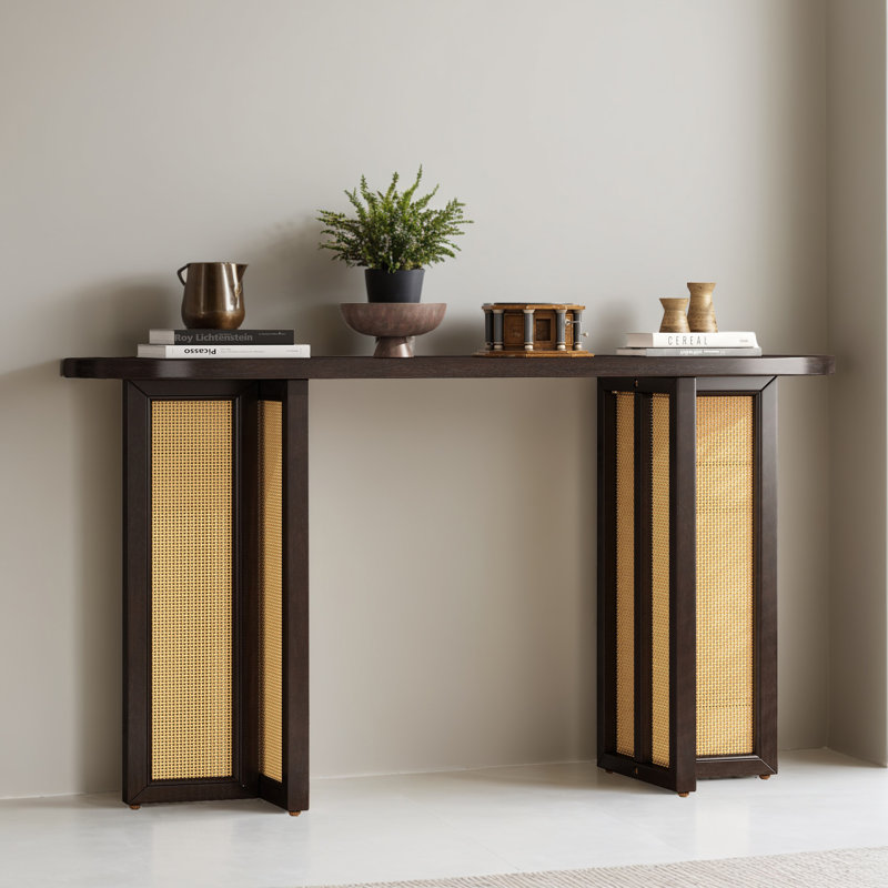 Console de 48 po pour le couloir, Espresso