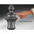 Forza -  28" Gunmetal Touch Switch Table Lamp with USB Ports