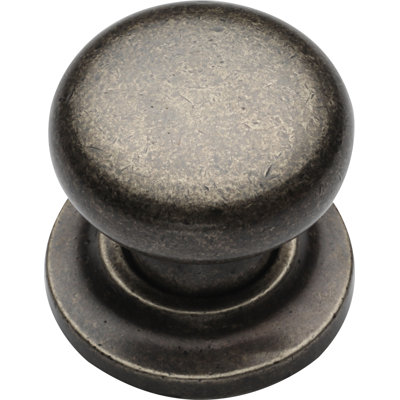 Round Cabinet Knob on Rose