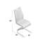 Chaise d'appoint rembourrée Ajeesh en gris