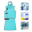 No Pattern Linen Bib Apron