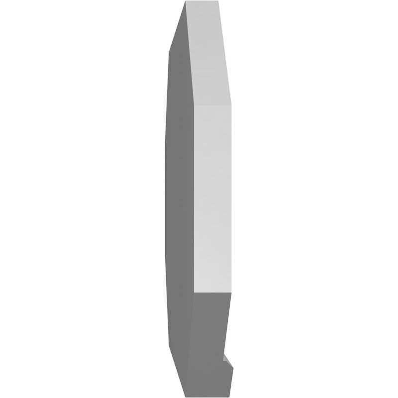 Évent horizontal gondole allongé en surface octogonal Signature, H 18 po x l 26 po x P 2 po