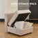 Dulvert 26" W Upholstered Ottoman Module With Storage