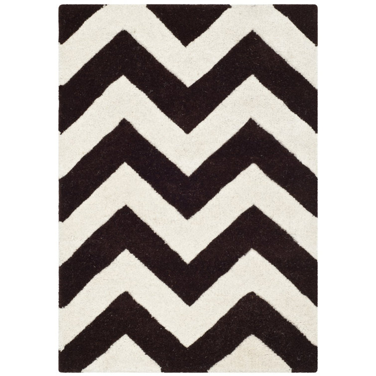 Teresita Hand Tufted Wool Chevron Rug