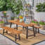 Ensemble repas / terrasse en bois 3 pièces Catriona