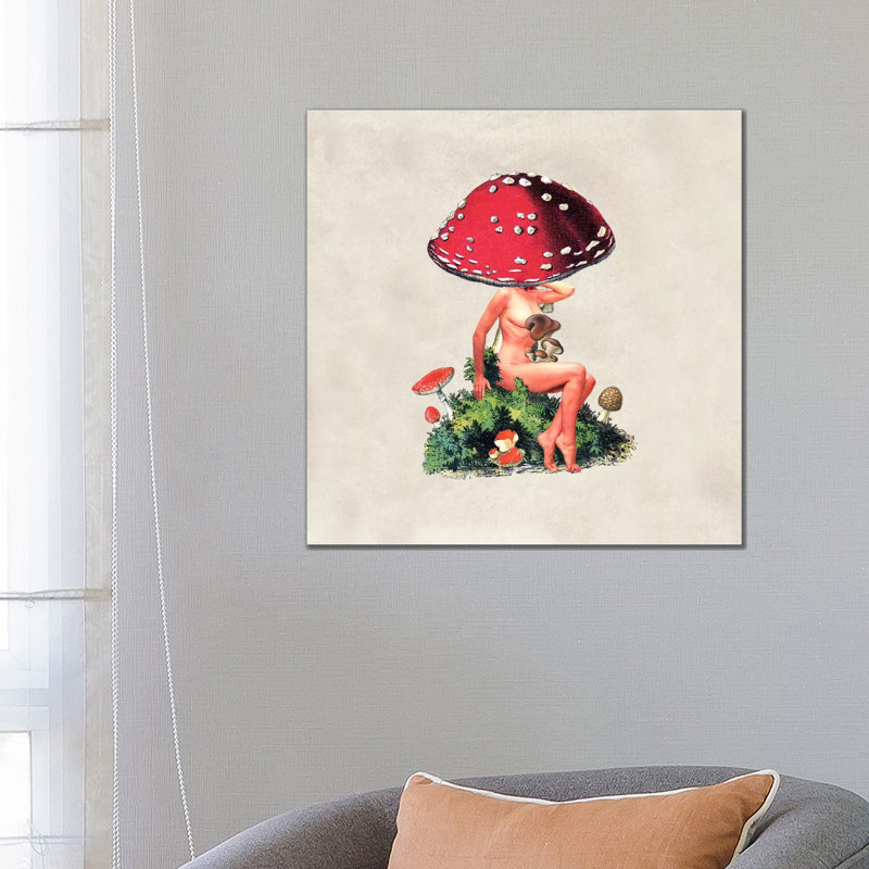 Eugenia Loli - Shroom Girl by Eugenia Loli - Wrapped Canvas Print, 66.04cm H x 66.04cm W