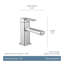 Robinet de salle de bain 90 trous à un trou avec drain-41601742