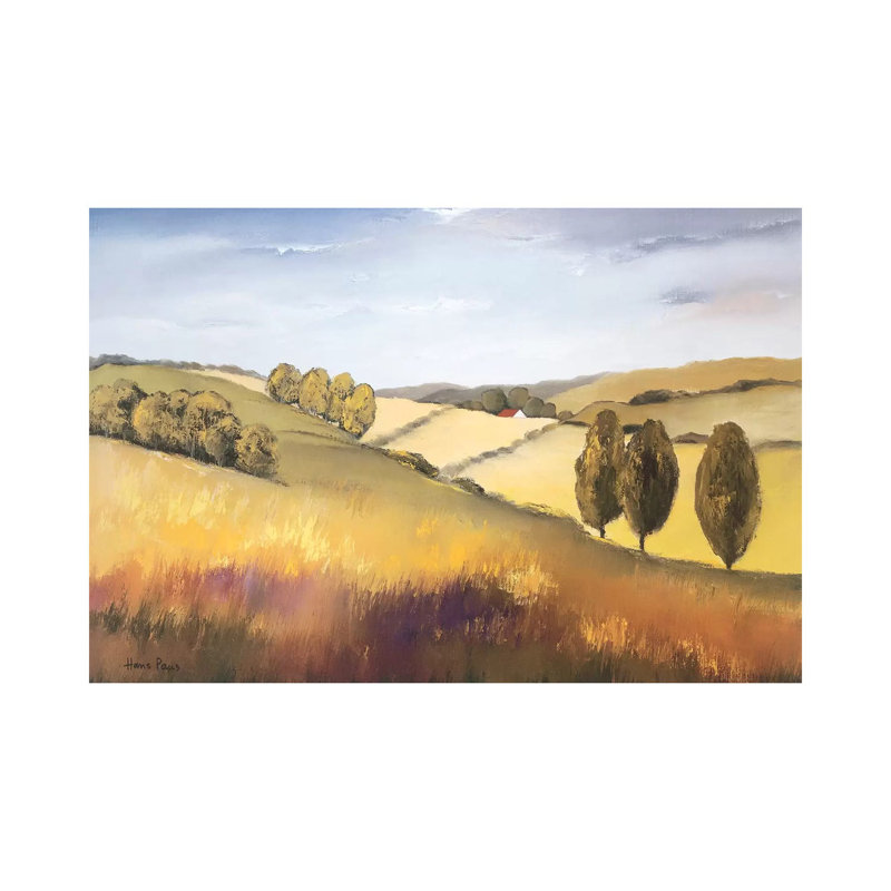 The Cotswold II by Hans Paus - Wrapped Canvas Painting, 20.32 cm H x 30.48 cm W