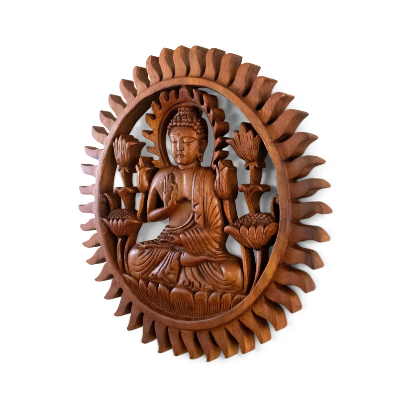 Handmade Boho Religious & Spiritual Wall Decor on Solid Wood