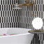 Mad Decade 12" x 12" Marble Mosaic Wall & Floor Tile-533987435