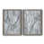 Toile avec cadre gris
