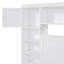 Grand lit avec rangement fonctionnel - 4 tiroirs et armoires de tête de lit - Blanc, pratique et électrique pour améliorer votre chambre à coucher-1221673189-1221673187