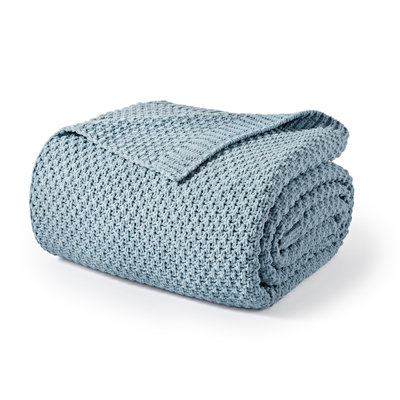 Chunky Chenille Knit Throw Blanket