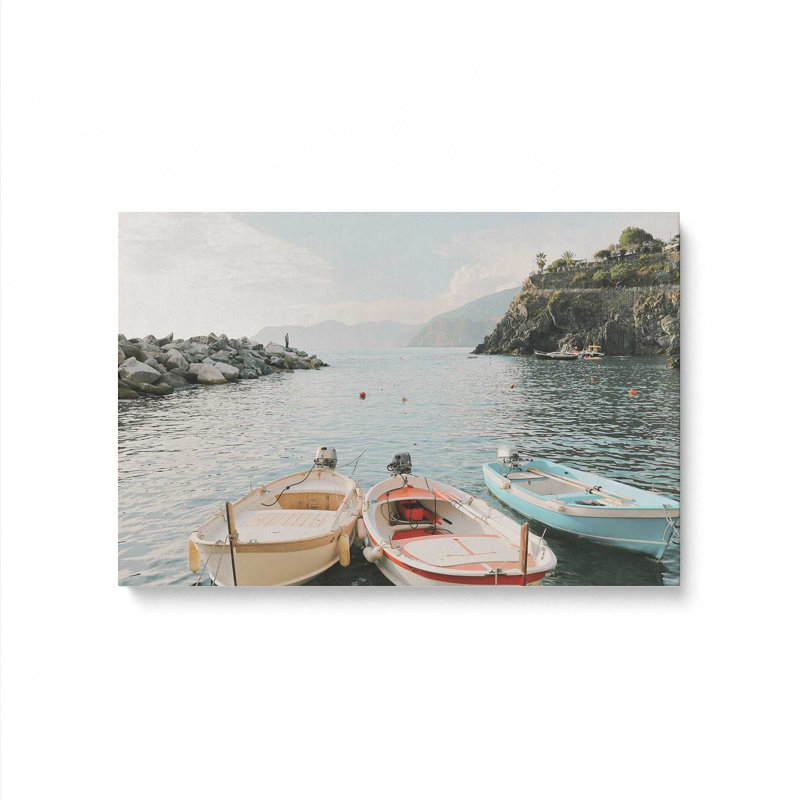 Impression sur toile Dockside Dreams, H 12 po x l 18 po x P 1,25 po, Toile tendue