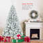 Arbre de Noël artificiel enneigé-1823499909