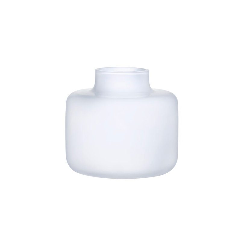Mini vase en cristal Magnolia, Blanc opale