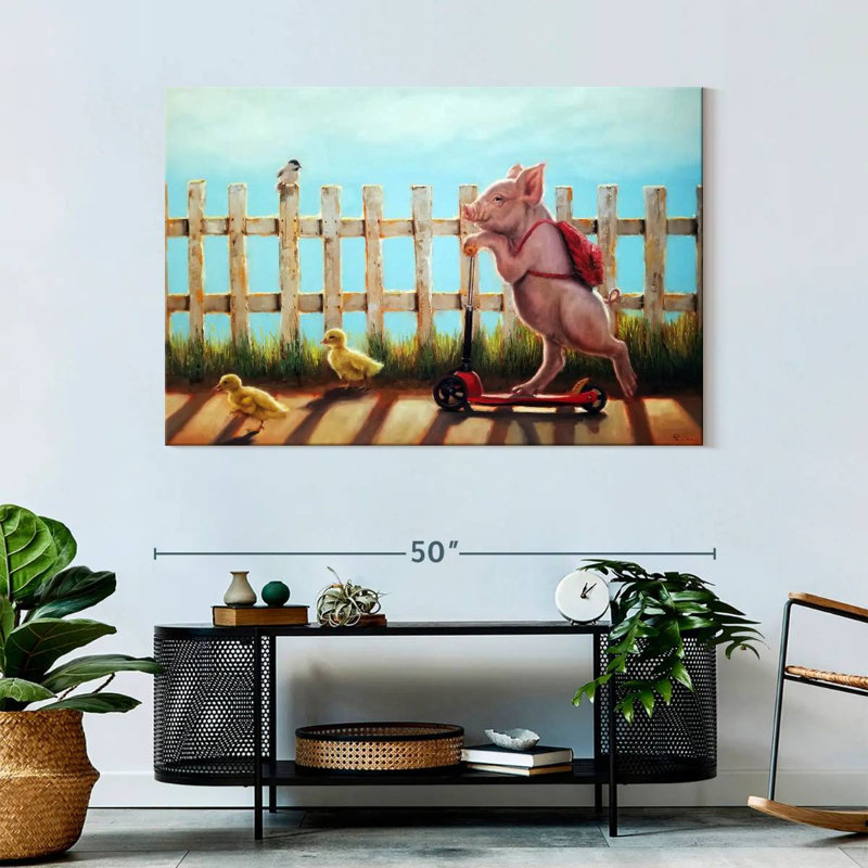 Summer Stroll, 32" H x 48" W