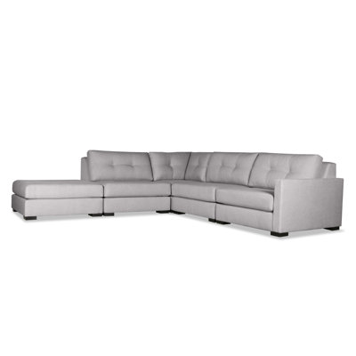 Canapé modulaire symétrique avec repose-pieds 166 po Seda
