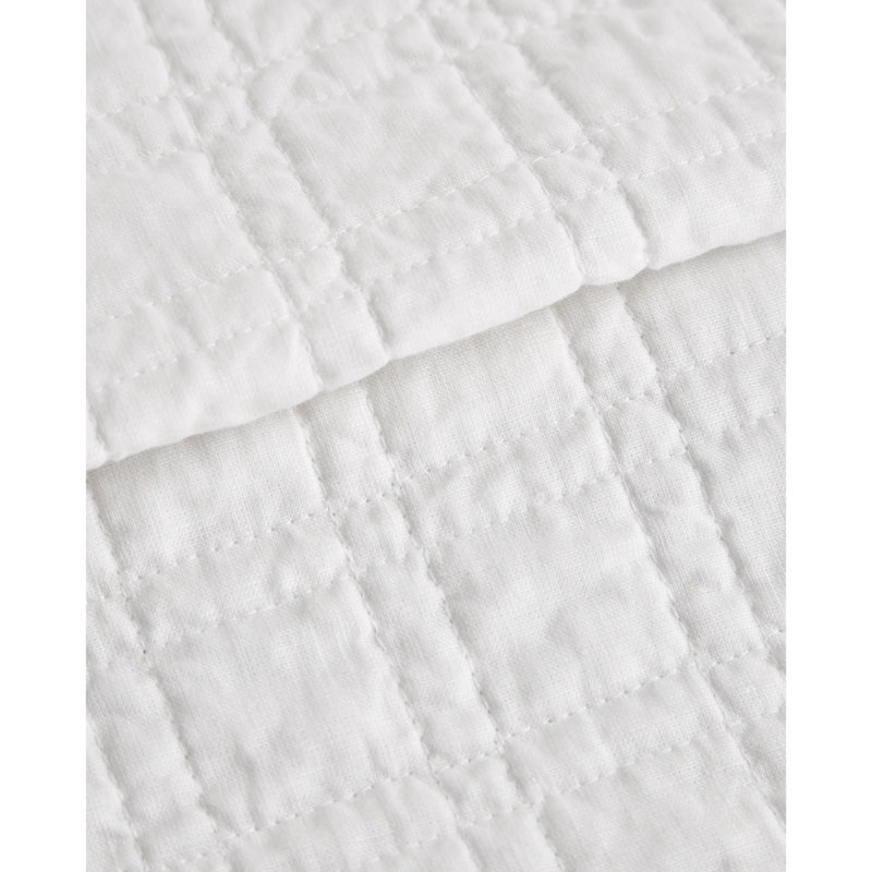 Couvre-lit Owen, Couvre-lit très grand, Blanc