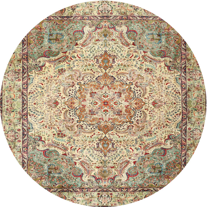 Oriental Indoor Rug, Round 7'