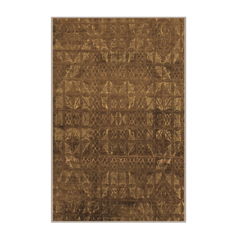 Tapis orange abstraits 4498, Rectangle 2 pi x 3 pi
